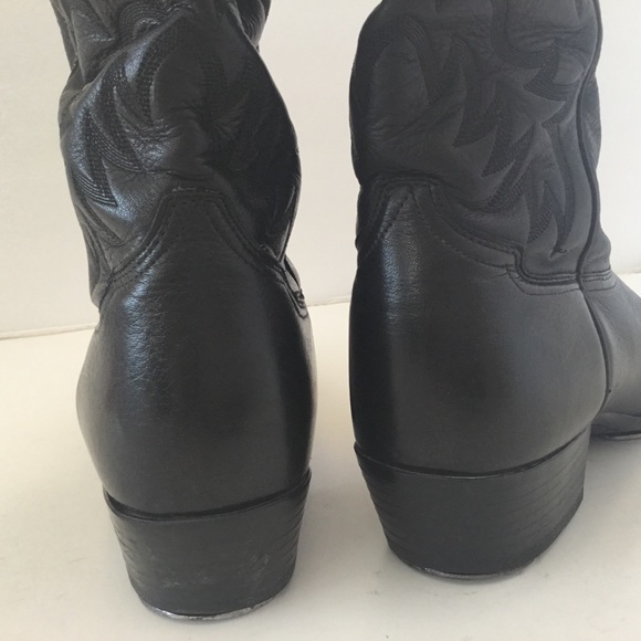 Ariat Black Heritage R Toe Western Boot Sz 12EE B#16/10 - Picture 6 of 8